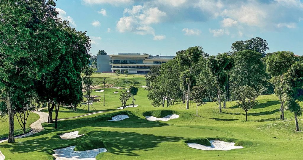 Signapore golf course.